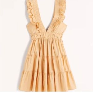 Abercrombie & fitch yellow dress